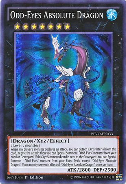 Odd-Eyes Absolute Dragon - PEVO-EN033 - Super Rare 