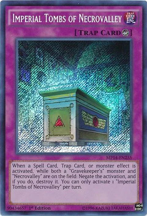 Imperial Tombs of Necrovalley - MP14-EN235 - Secret Rare 