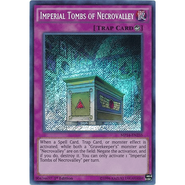 Imperial Tombs of Necrovalley - MP14-EN235 - Secret Rare 
