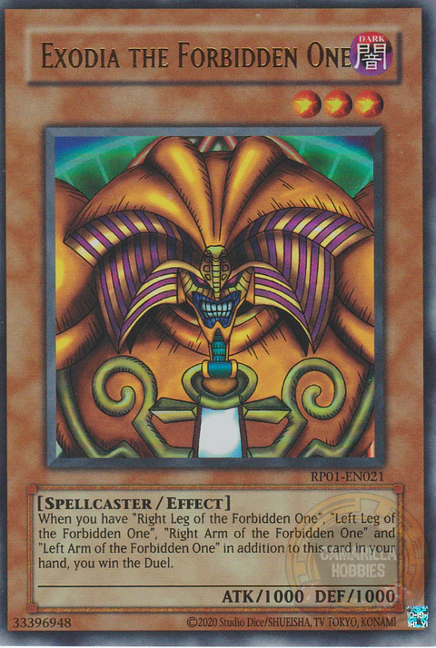 Exodia the Forbidden One - RP01-EN021 - Ultra Rare (Reprint)