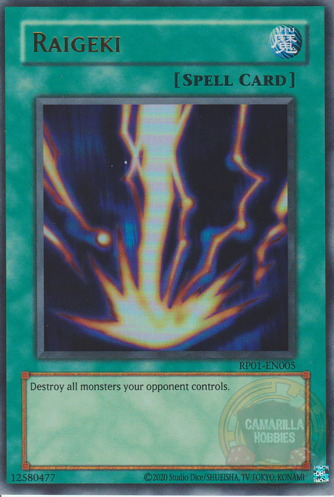 Raigeki - RP01-EN005 - Ultra Rare (Reprint)