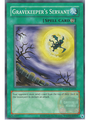 Gravekeeper's Servant - RP01-EN055 - Common (Reprint)
