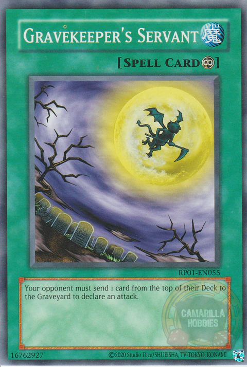 Gravekeeper's Servant - RP01-EN055 - Common (Reprint)