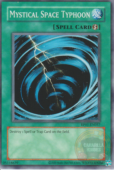 Mystical Space Typhoon - RP01-EN057 - Common (Reprint)