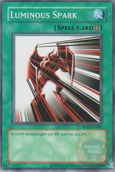 Luminous Spark - RP01-EN081 - Common (Reprint) 