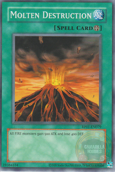 Molten Destruction - RP01-EN079 - Common (Reprint)