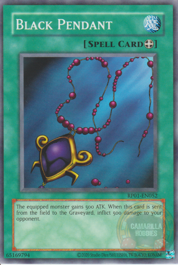 Black Pendant - RP01-EN052 - Common (Reprint)  1