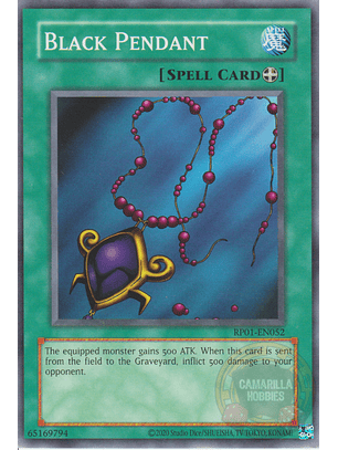 Black Pendant - RP01-EN052 - Common (Reprint) 