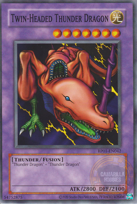 Twin-Headed Thunder Dragon - RP01-EN042 - Common ( Reprint) 
