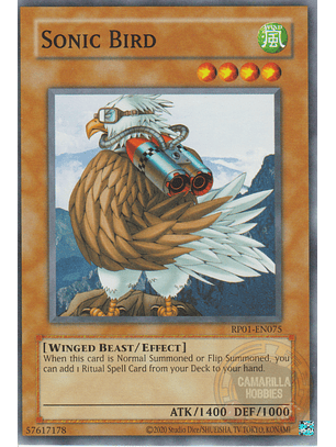 Sonic Bird - RP01-EN075 - Common (Reprint) 