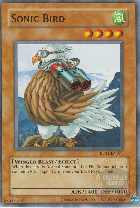 Sonic Bird - RP01-EN075 - Common (Reprint) 
