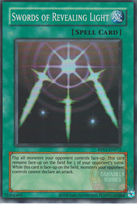 Swords of Revealing Light - RP01-EN012 - Super Rare (Reprint)