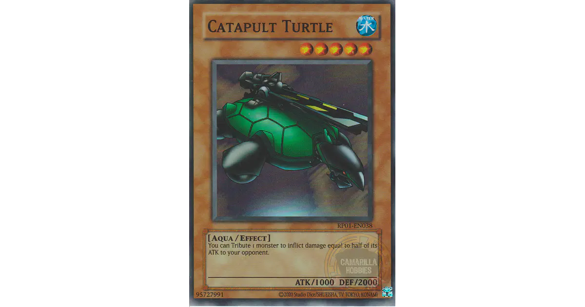Catapult Turtle - RP01-EN038 - Super Rare (Reprint)