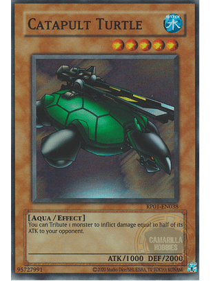 Catapult Turtle - RP01-EN038 - Super Rare (Reprint)