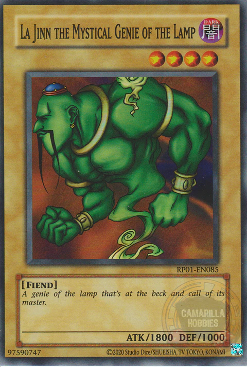 La Jinn the Mystical Genie of the Lamp - RP01-EN085 - Super Rare (Reprint) 