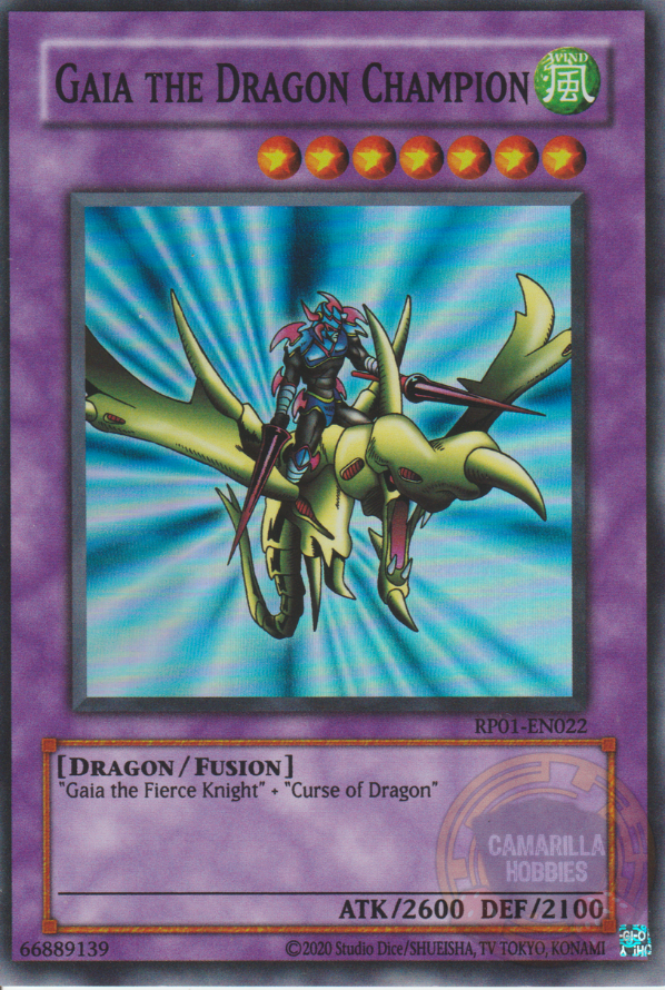 Gaia the Dragon Champion - RP01-EN022 - Super Rare (Reprint) 1