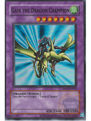 Gaia the Dragon Champion - RP01-EN022 - Super Rare (Reprint)