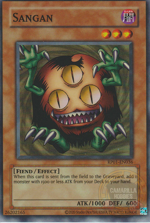 Sangan - RP01-EN036 - Super Rare (Reprint)