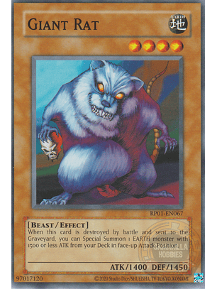 Giant Rat - RP01-EN067 - Common (Reprint) 