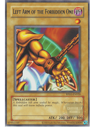 Left Arm of the Forbidden One - RP01-EN020 - Rare (Reprint)