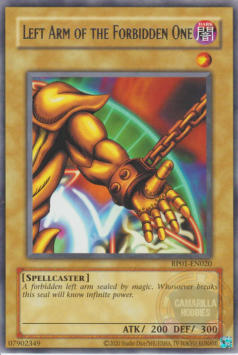 Left Arm of the Forbidden One - RP01-EN020 - Rare (Reprint)