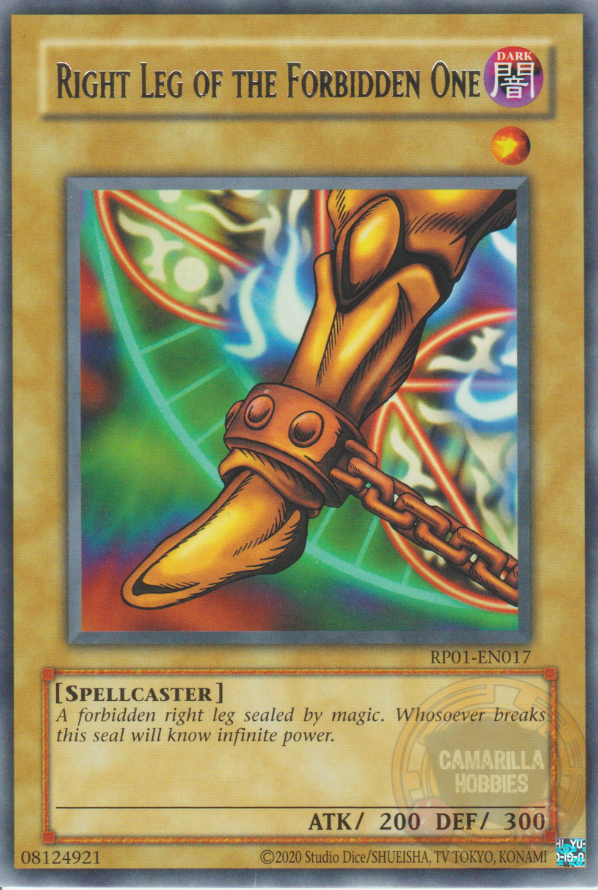 Right Leg of the Forbidden One - RP01-EN017 - Rare (Reprint) 1