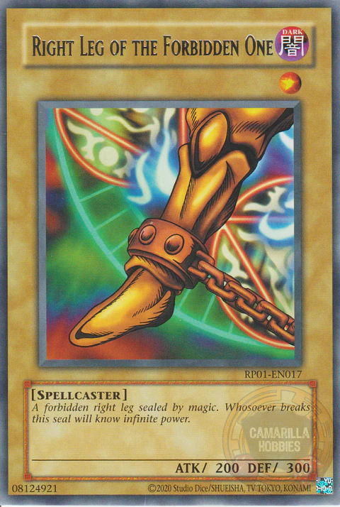 Right Leg of the Forbidden One - RP01-EN017 - Rare (Reprint)