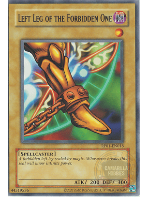 Left Leg of the Forbidden One - RP01-EN018 - Rare (Reprint)