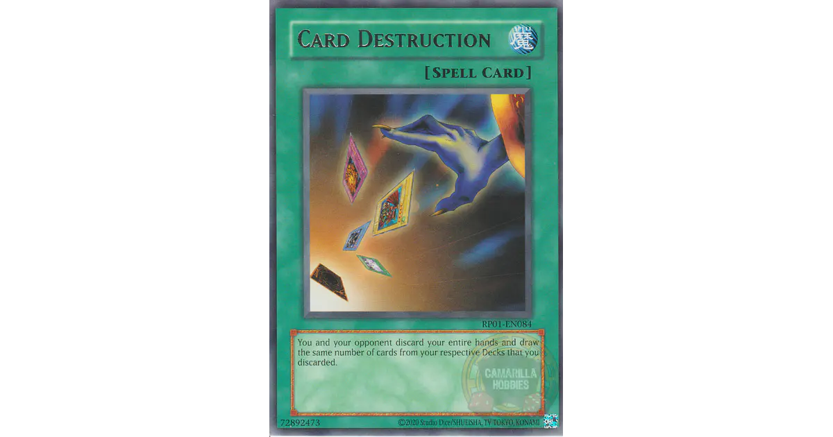 Card Destruction - RP01-EN084 - Rare (Reprint)
