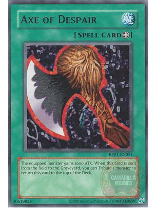 Axe of Despair - RP01-EN051 - Rare (Reprint)
