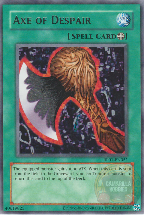 Axe of Despair - RP01-EN051 - Rare (Reprint)