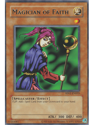 Magician of Faith - RP01-EN033 - Rare (Reprint)