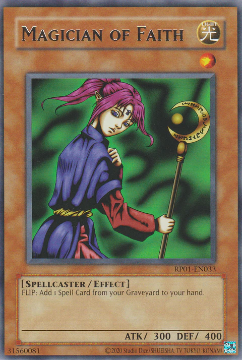 Magician of Faith - RP01-EN033 - Rare (Reprint)