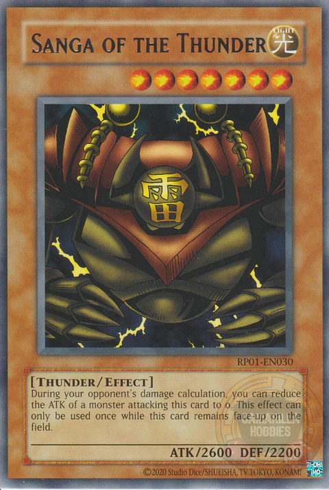 Sanga of the Thunder - RP01-EN030 - Rare (Reprint) 
