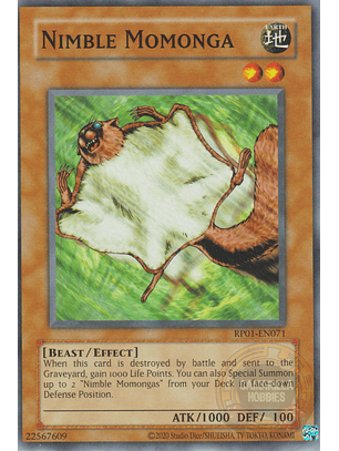 Nimble Momonga - RP01-EN071 - Common (Reprint)