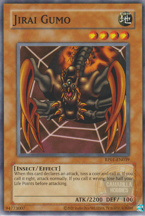 Jirai Gumo - RP01-EN039 - Common (Reprint)