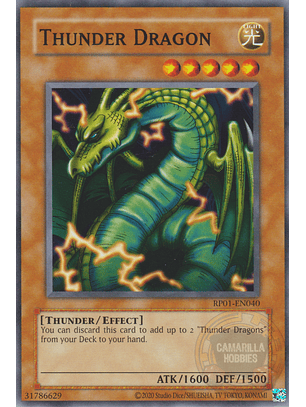 Thunder Dragon - RP01-EN040 - Common (Reprint) 