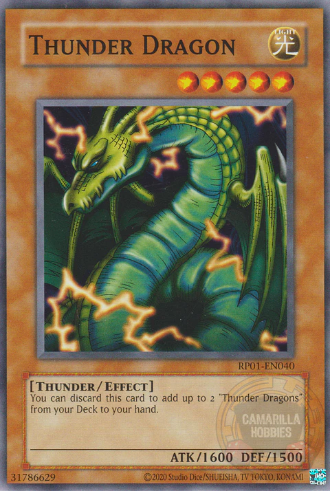Thunder Dragon - RP01-EN040 - Common (Reprint) 