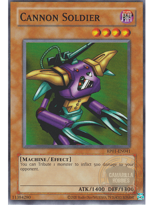 Cannon Soldier - RP01-EN041 - Common (Reprint) 