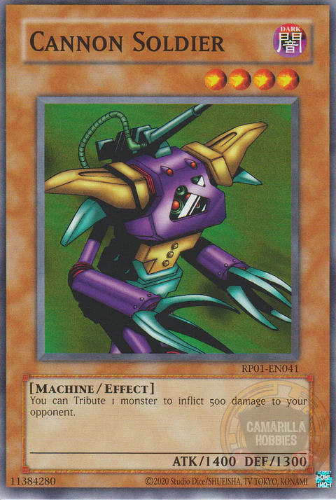 Cannon Soldier - RP01-EN041 - Common (Reprint) 