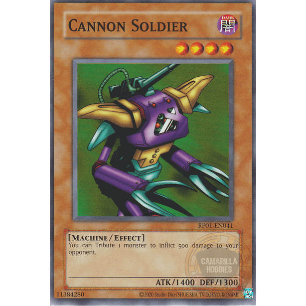 Cannon Soldier - RP01-EN041 - Common (Reprint) 