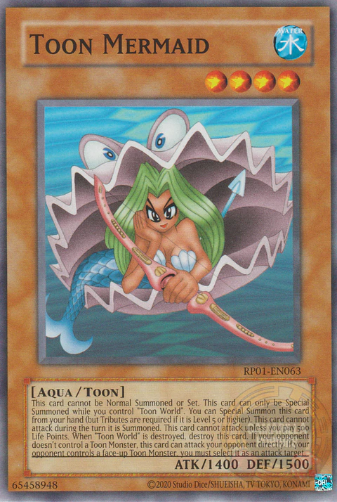 Toon Mermaid - RP01-EN063 - Common (Reprint) 