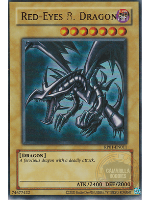 Red-Eyes B. Dragon - RP01-EN011 - Ultra Rare (Reprint)