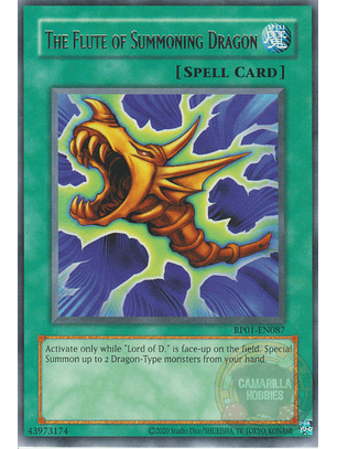 The Flute of Summoning Dragon - RP01-EN087 - Rare (Reprint) 