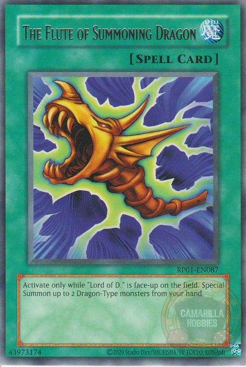 The Flute of Summoning Dragon - RP01-EN087 - Rare (Reprint) 
