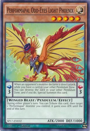 Performapal Odd-Eyes Light Phoenix - SP17-EN032 - Common  1