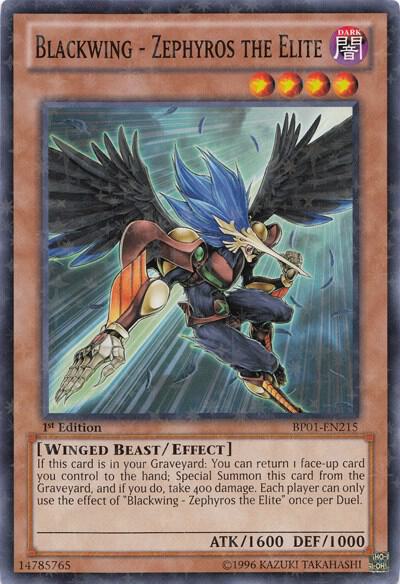 Blackwing - Zephyros the Elite - BP01-EN215 - Starfoil Rare 1