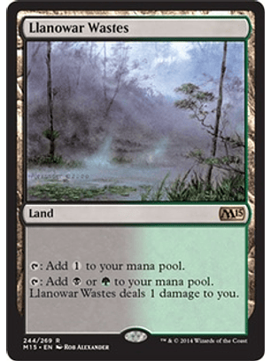 Llanowar Wastes - M15 - R