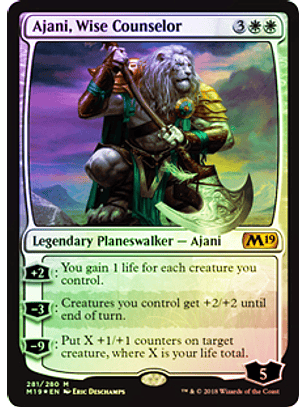 Ajani, Wise Counselor - M19 - M.
