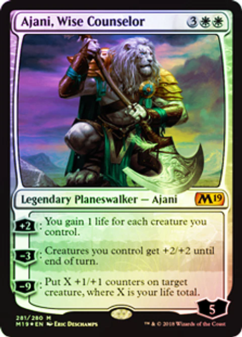 Ajani, Wise Counselor - M19 - M.